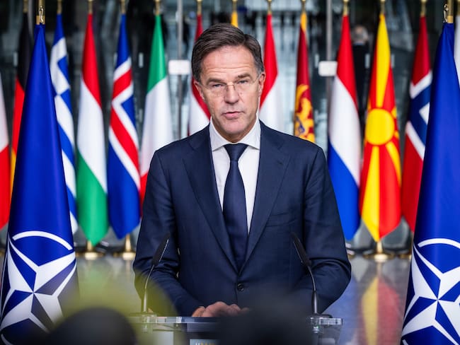 El secretario general de la OTAN, Mark Rutte, reafirma el compromiso de la organización con la seguridad de Ucrania. (Foto: EFE)