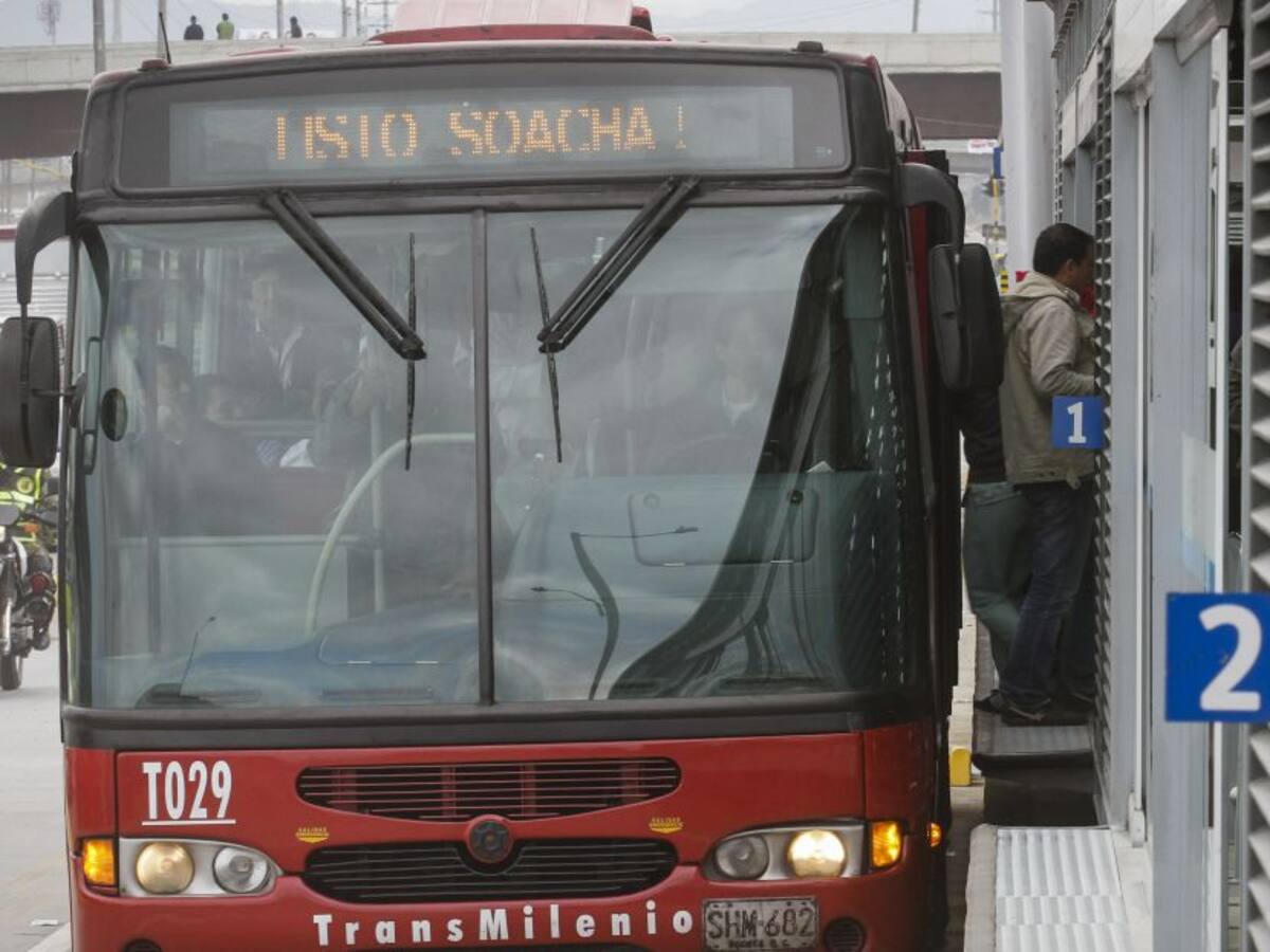 Exitoso control de los usuarios de Transmilenio en Soacha