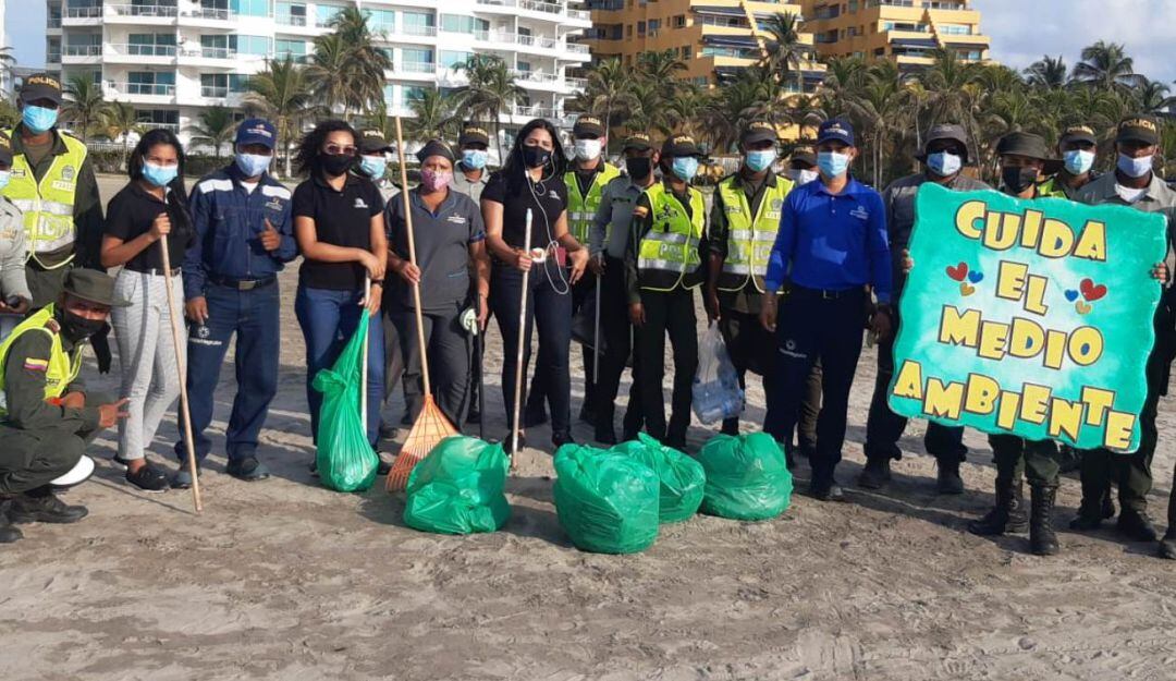 50 toneladas de basura fueron retiradas de playas de Cartagena