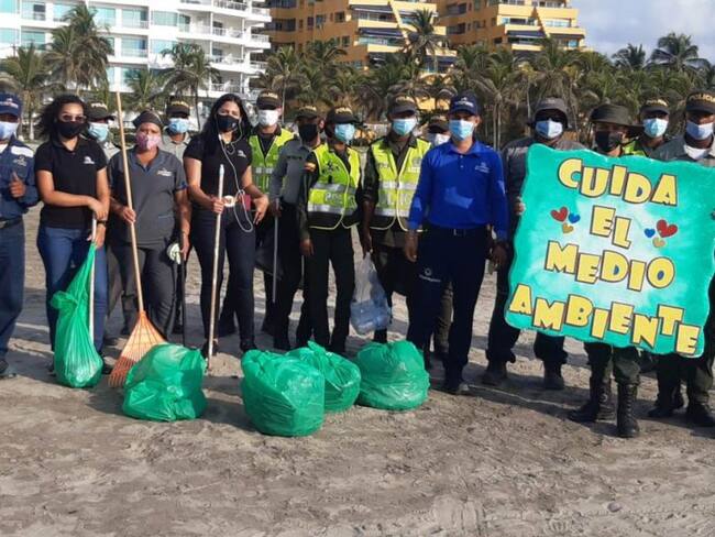 50 toneladas de basura fueron retiradas de playas de Cartagena