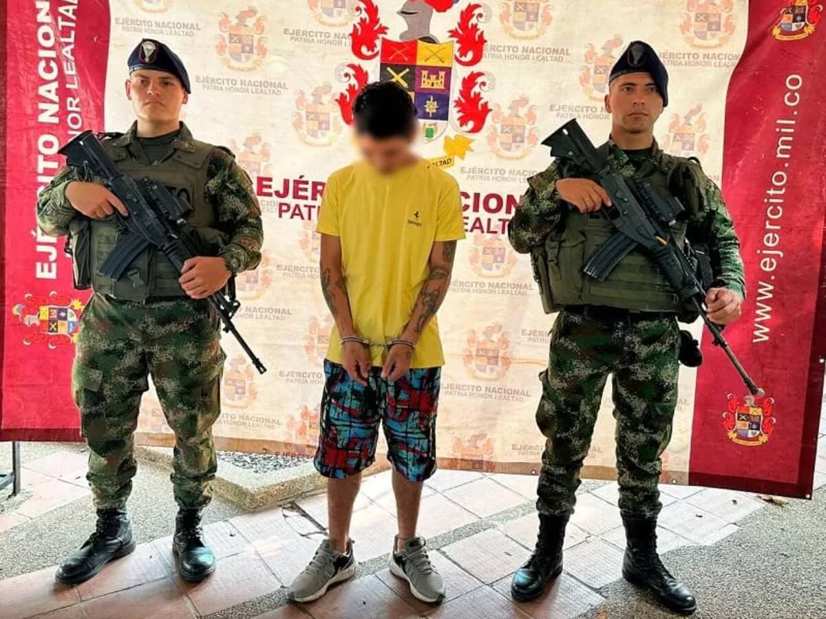 Ejército captura a alias ‘Maraña’, integrante del Clan del Golfo