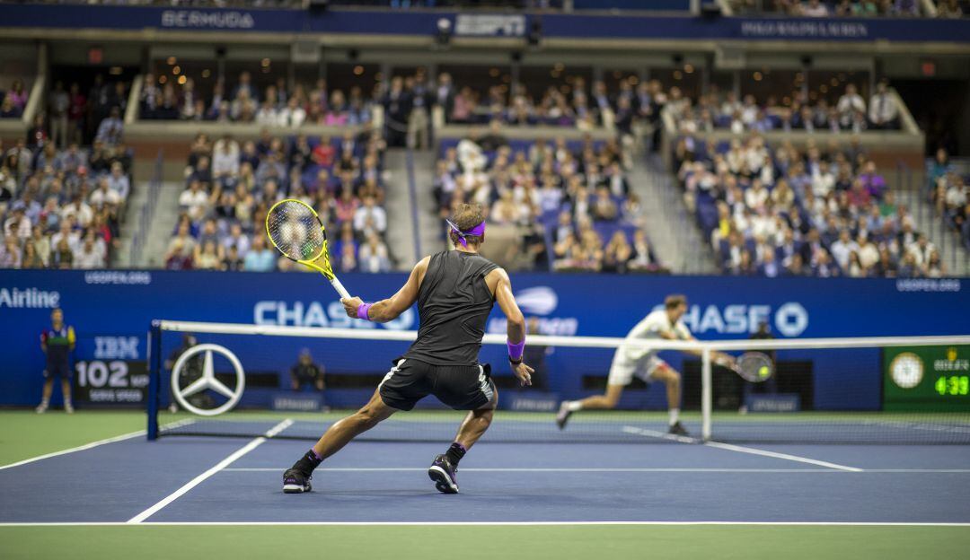Final masculina del US Open 2019 entre el español Rafael Nadal y el ruso Daniil Medvédev.