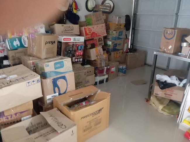 Montería: 6 toneladas de ayudas para familias venezolanas estarían represadas por falta de transporte. Foto: prensa Asovencor.