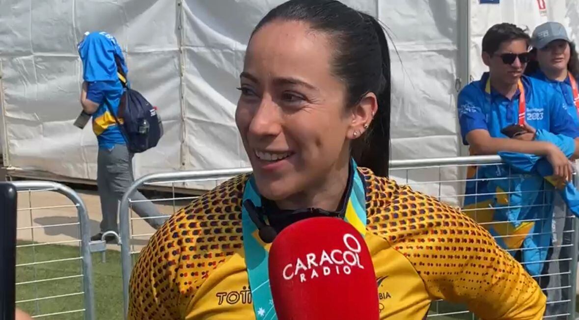 Mariana Pajón, ganadora de la medalla de oro en los Juegos Panamericanos / Caracol Radio.