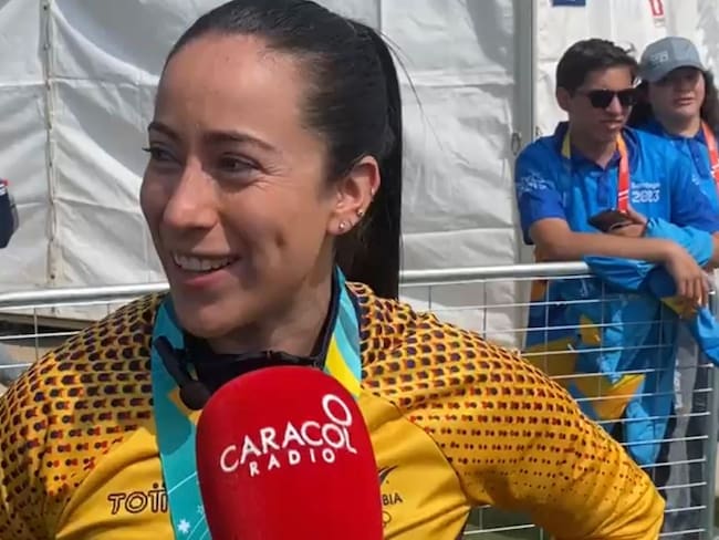 Mariana Pajón, ganadora de la medalla de oro en los Juegos Panamericanos / Caracol Radio.