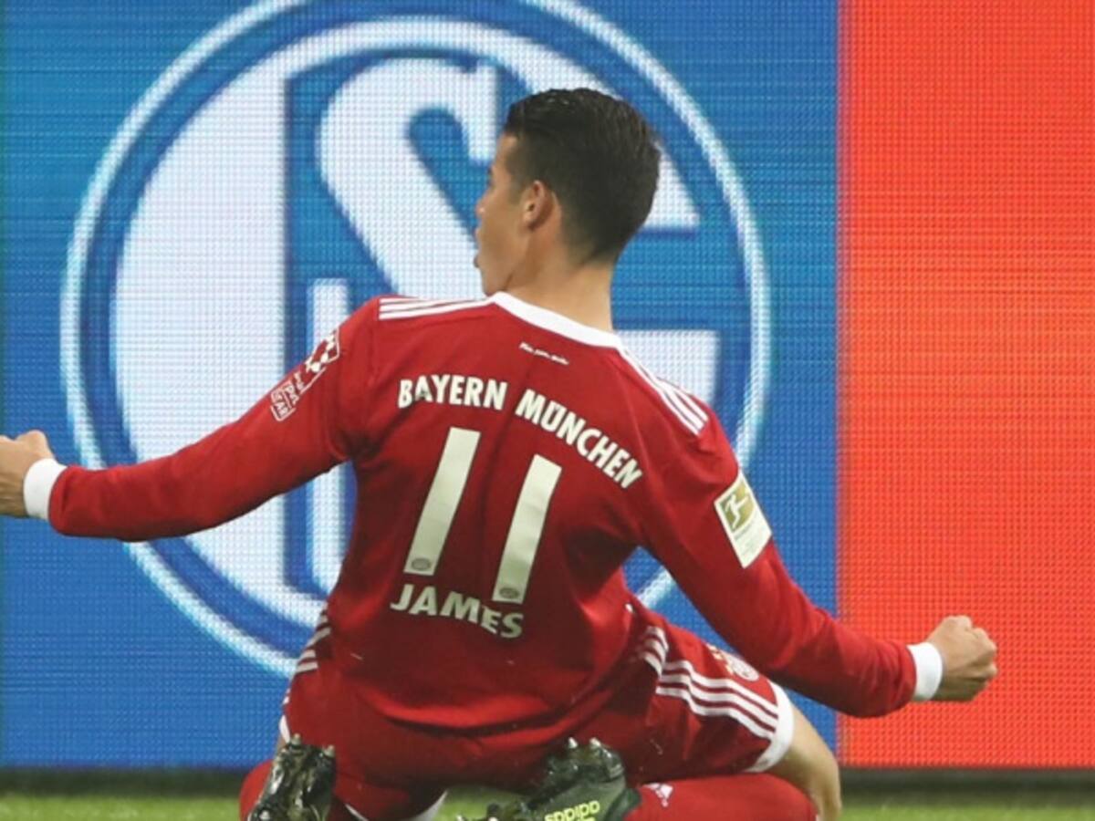 En imágenes: el gran partido de James con el Bayern Múnich