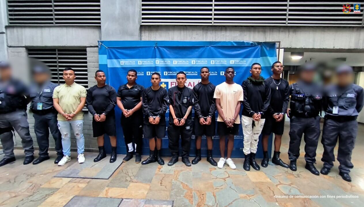 Militares judicializados por la presunta responsabilidad en tortura, homicidio y desaparición forzada de un campesino en Frontino, Antioquia. Foto: Fiscalía General de la Nación.