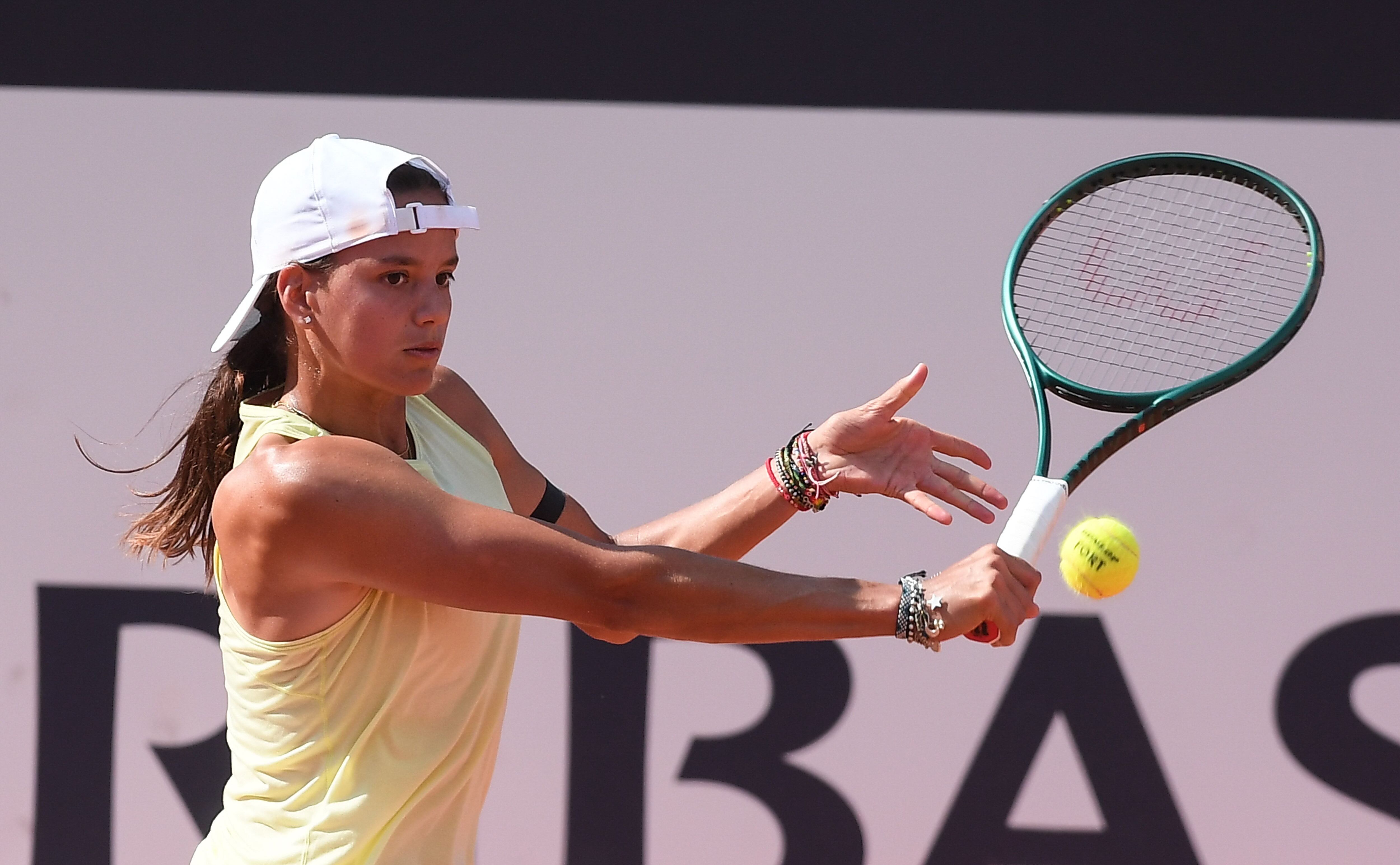 Emiliana Arango, tenista colombiana. (Photo by Silvia Lore/Getty Images)