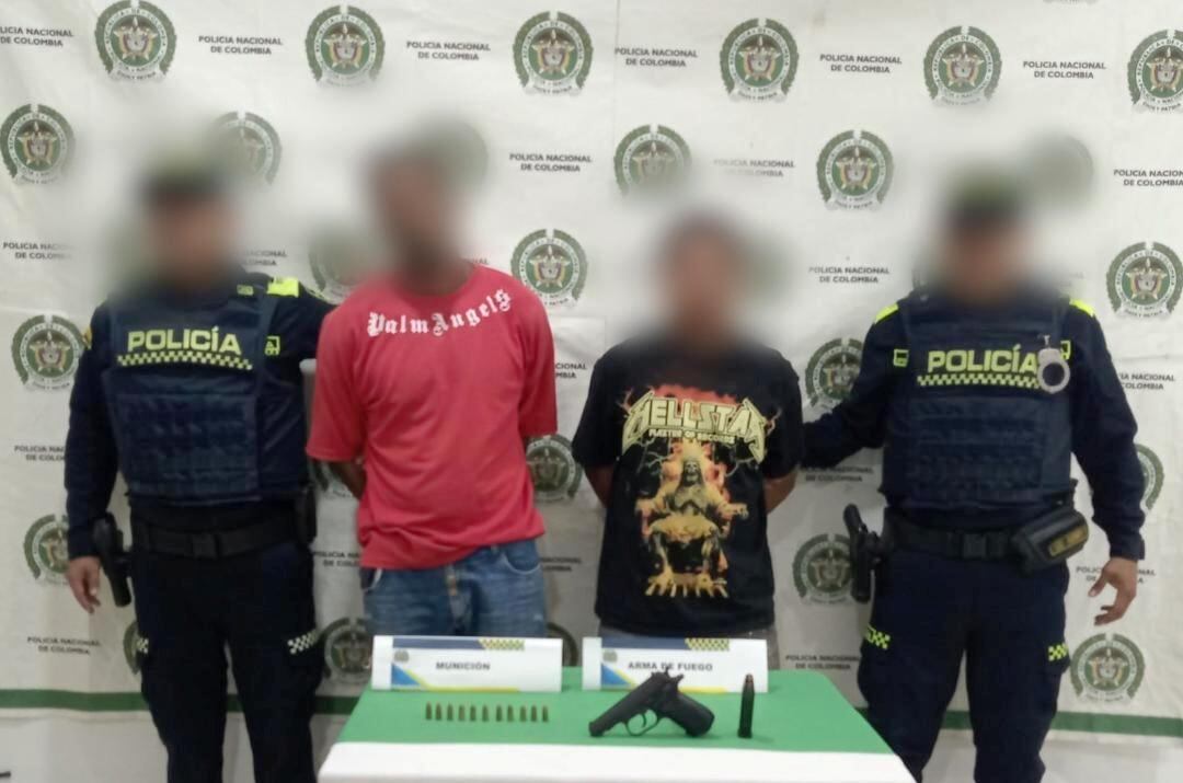 Capturan a dos presuntos sicarios armados en Villanueva