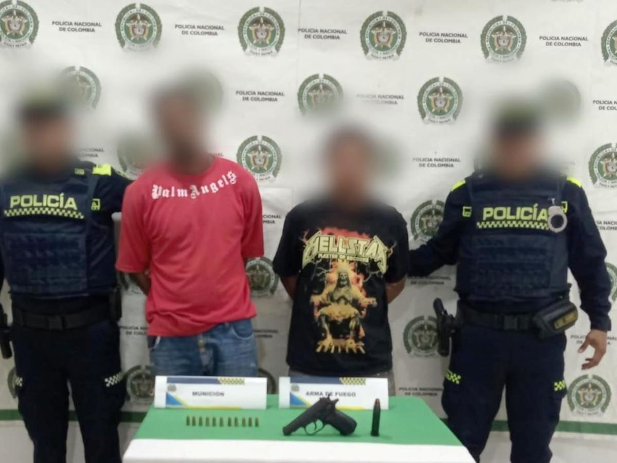 Capturan a dos presuntos sicarios armados en Villanueva