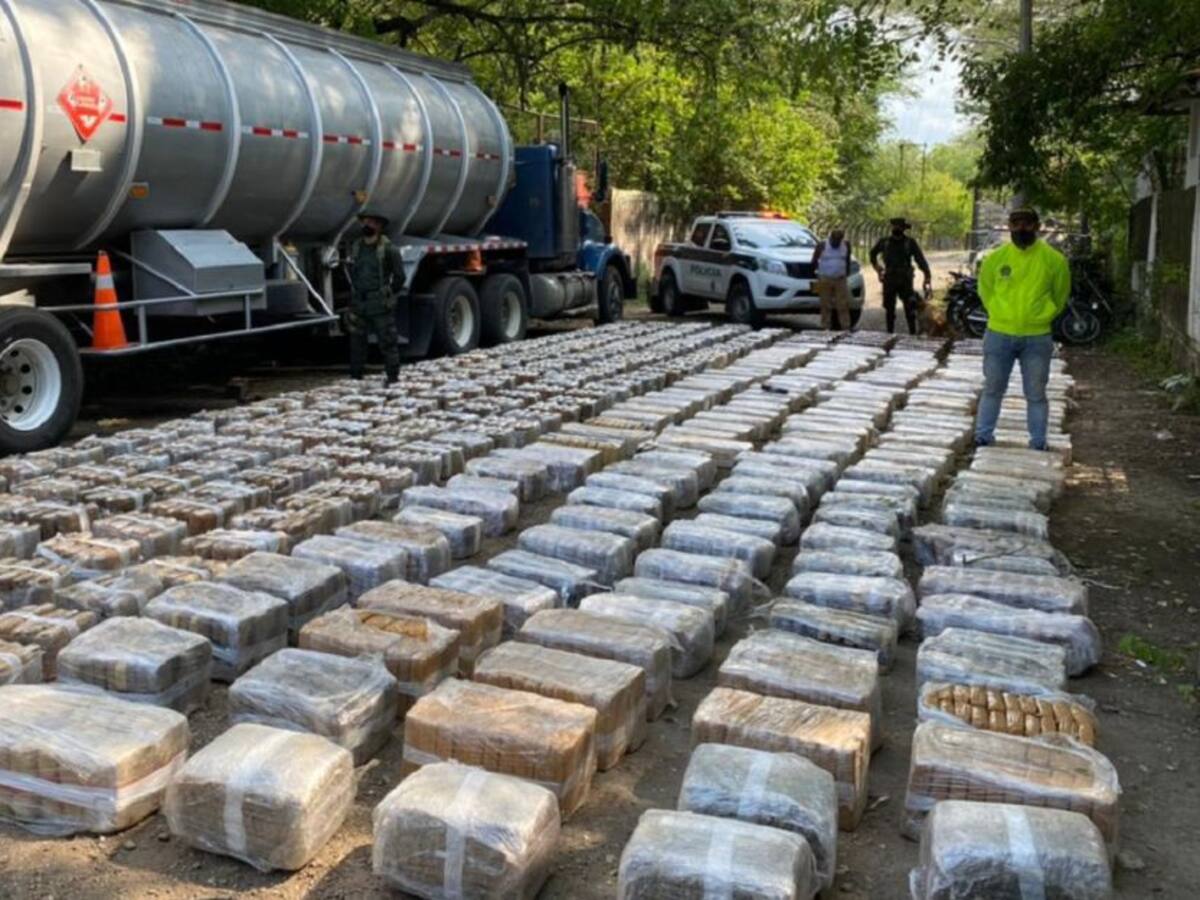 Millonaria incautación de drogas en las vías de Caldas