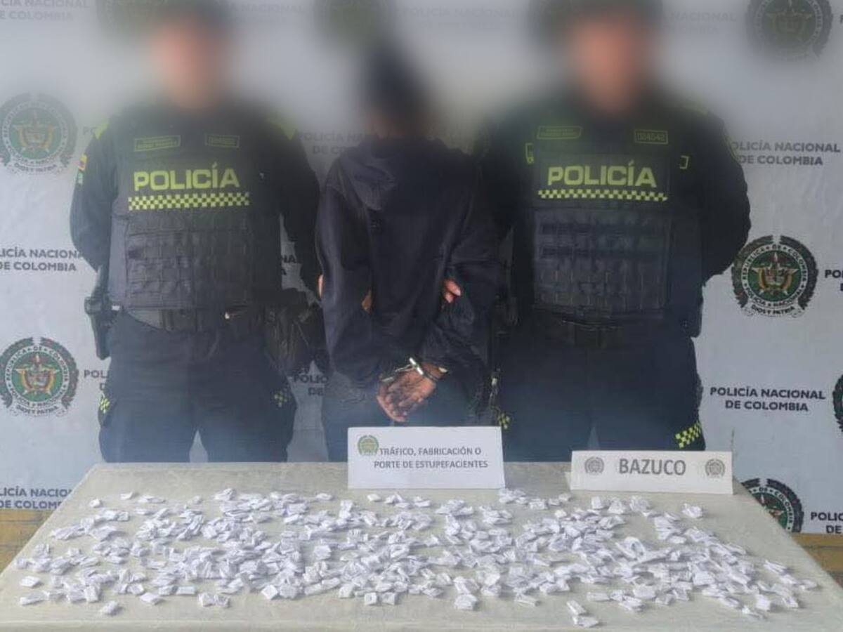 Capturado alias “Crispeta” con más de 235 dosis de droga en Villanueva