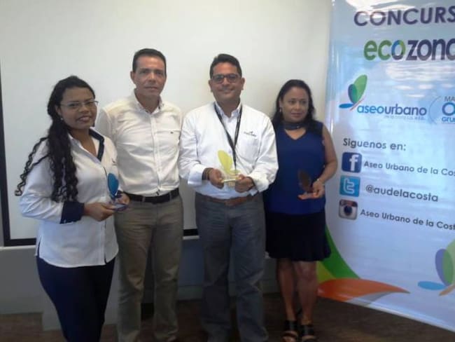 Aseo Urbano de la Costa entregó premio del concurso Ecozonas