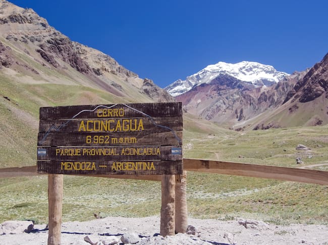 Cerro de Aconcagua. Foto: Getty Images.