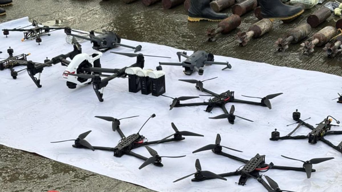 Incautan drones, explosivos y material de guerra de la “Jaime Martínez” en Cauca