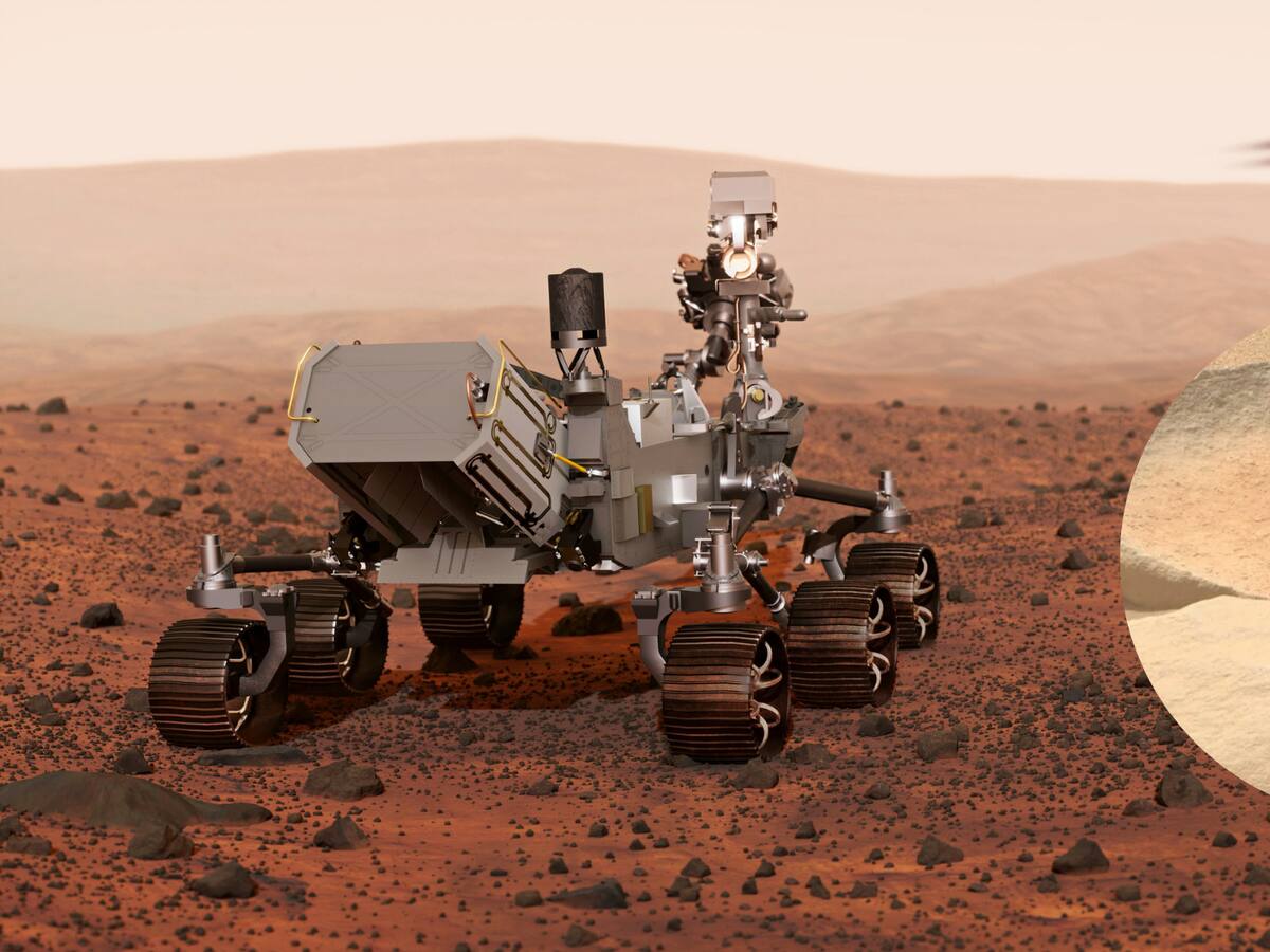 Extraña roca fue captada por la Nasa en Marte y llama la atención de científicos