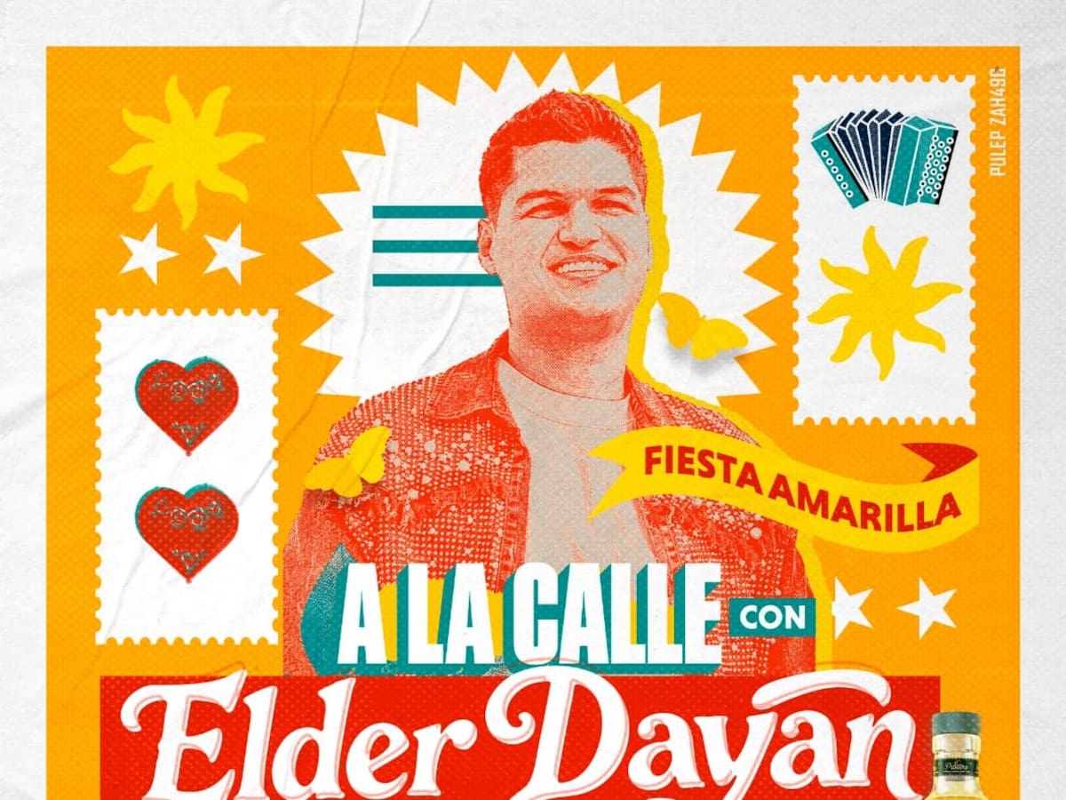 Elder Dayán llega a Chía: vallenato, parranda y rumba en una noche para cantar a grito herido
