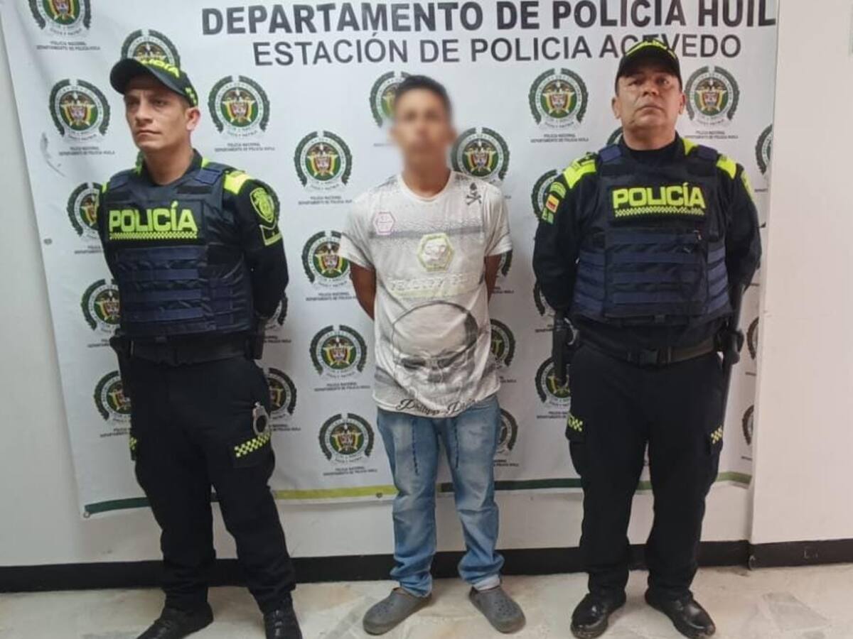Se escondía en el Huila para evadir su detención por delitos cometidos en Antioquia