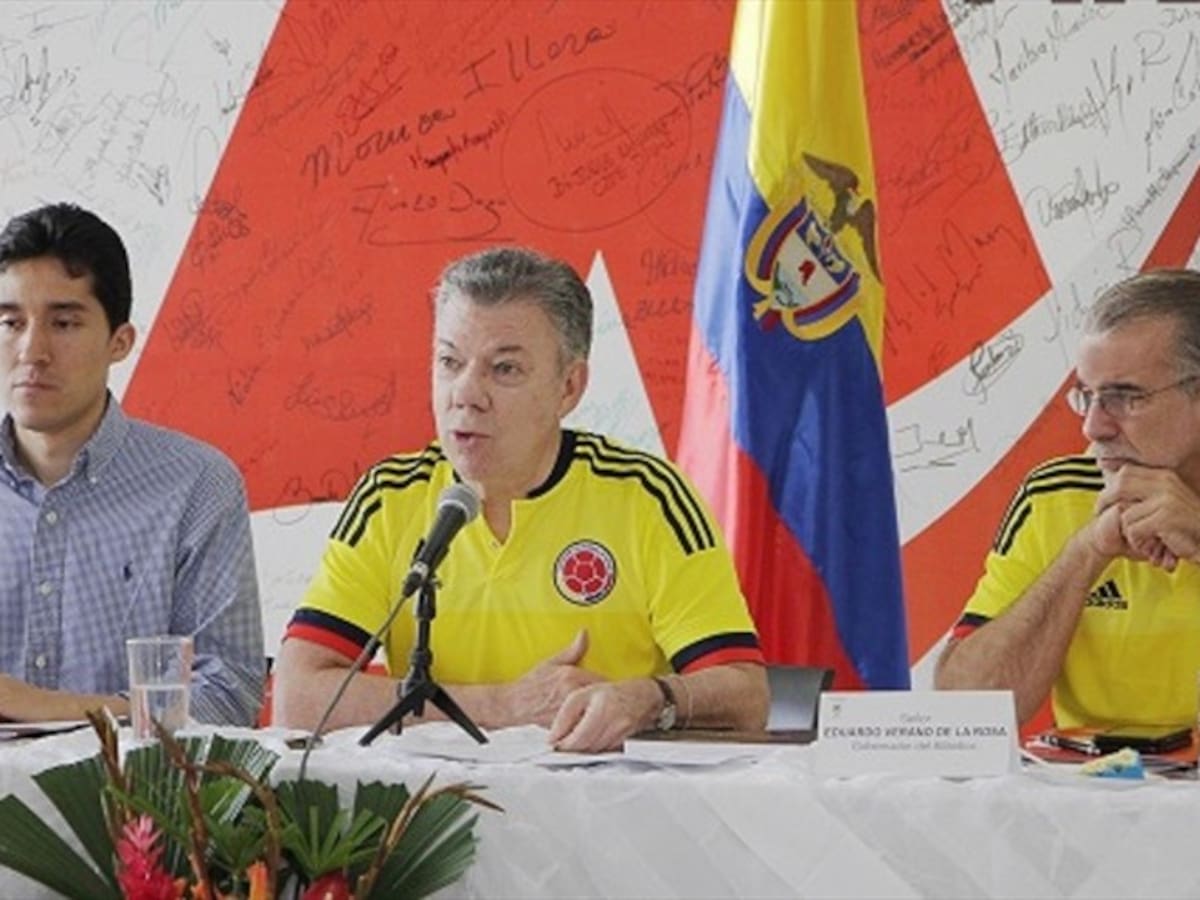 “Vamos a clasificar al mundial de Rusia”: presidente Santos