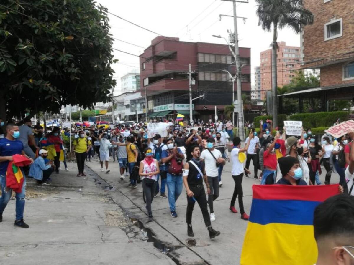 Nueva marcha de estudiantes en Barranquilla