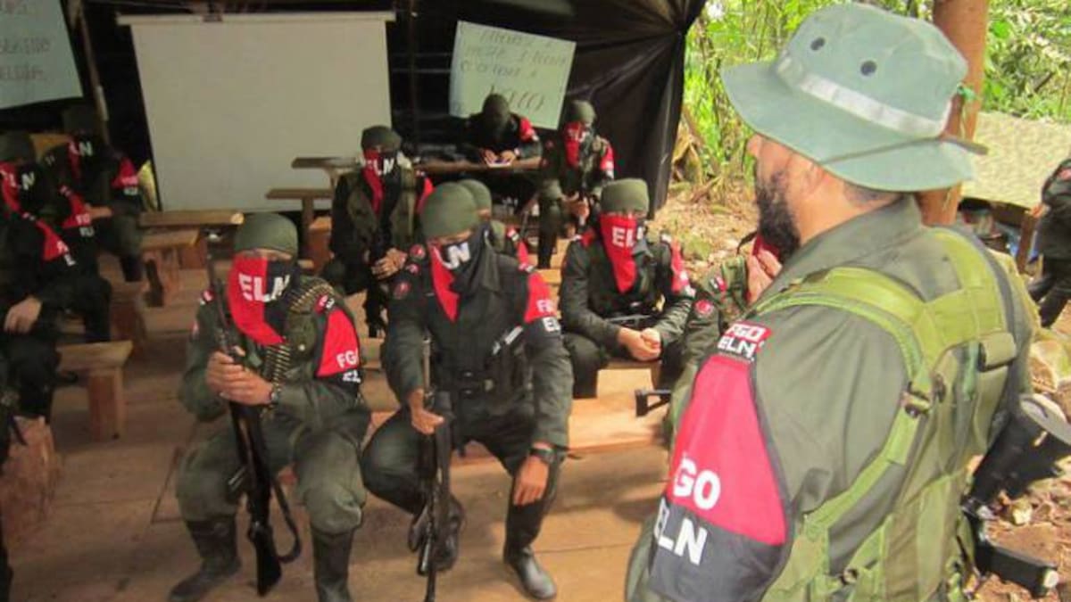 El ELN hace presencia en 212 municipios de 22 departamentos de Colombia