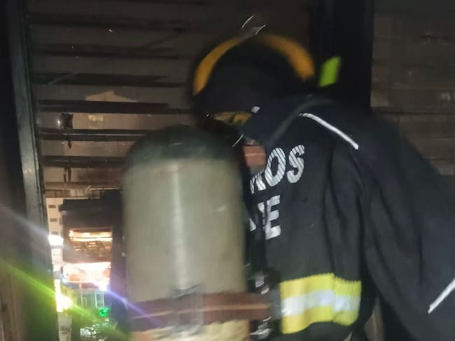 Incendio en el edificio del Banco de la República de Ibagué