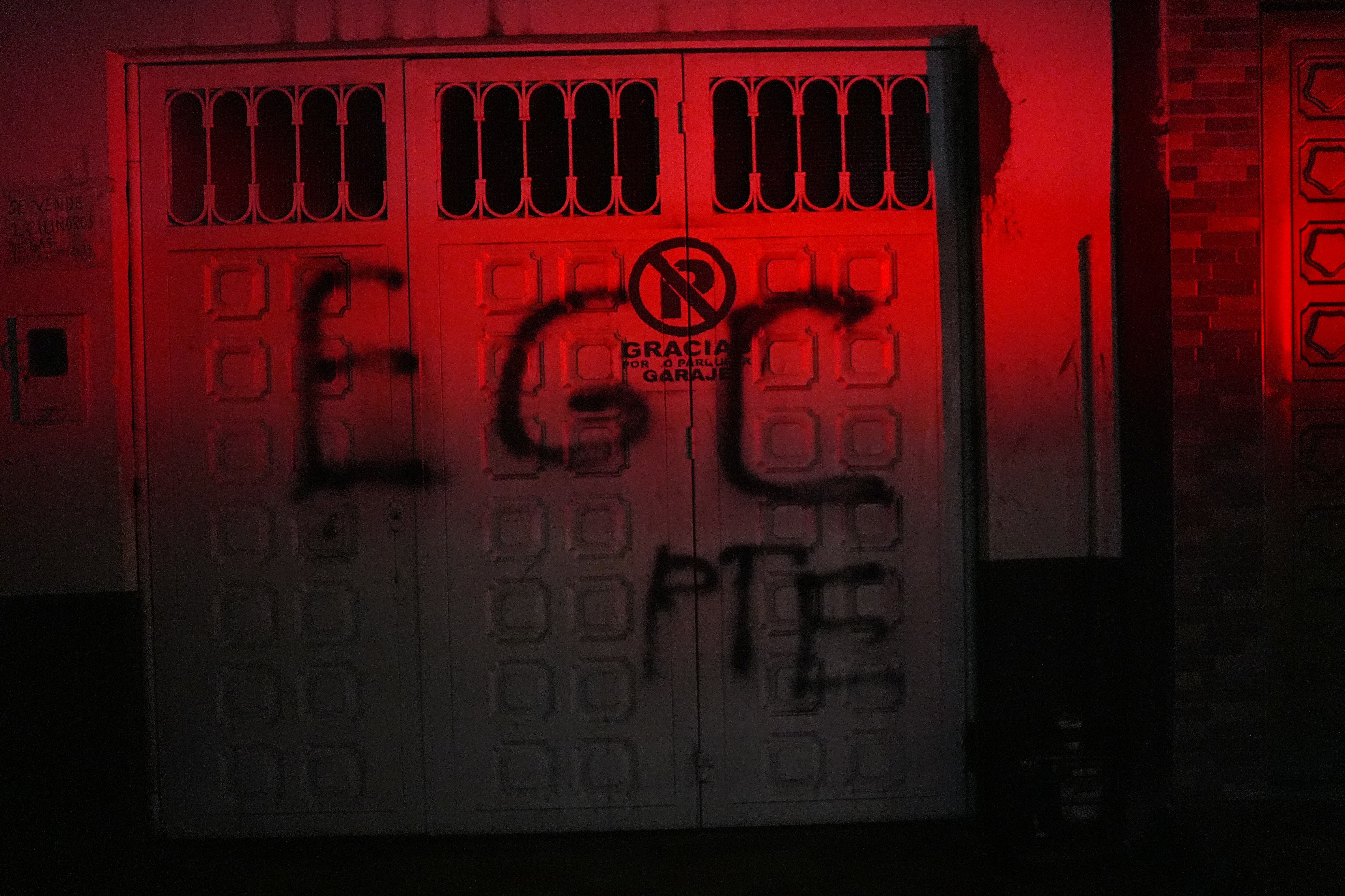 BOGOTA, COLOMBIA - OCTOBER 16: A view of police checkpoint in Ciudad Bolivar, one of the slums with the highest rates of urban violence in Bogota, Colombia on October 16, 2024. Clan del Golfo and Tren de Aragua are quietly battling for control in Bogota, where communities like Ciudad Bolivar and Bosa feel the daily impact. Armed groups like the FARC dissidents and ELN fuel violence, targeting young leaders and disrupting neighborhoods. Despite police efforts, fear persists. (Photo by Juancho Torres/Anadolu via Getty Images)