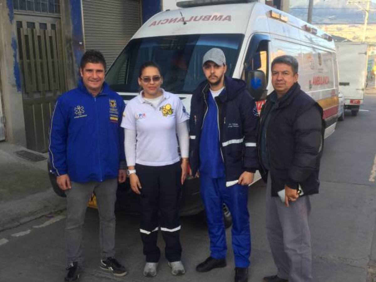 En los zapatos de un paramédico de ambulancia en Bogotá