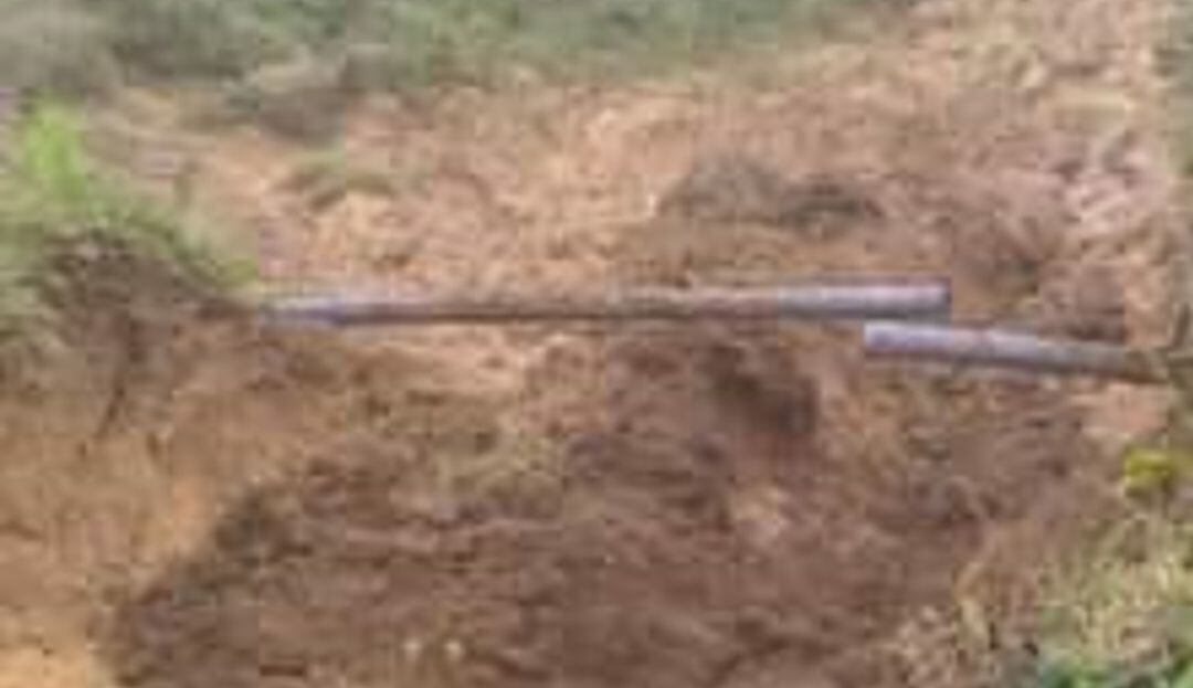 Sitio de la emergencia en el municipio de Marmato, Caldas