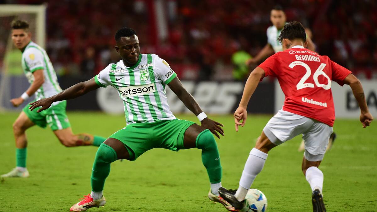 Nacional es goleado por Inter en Copa Libertadores y sufre polémica expulsión de Marino Hinestroza