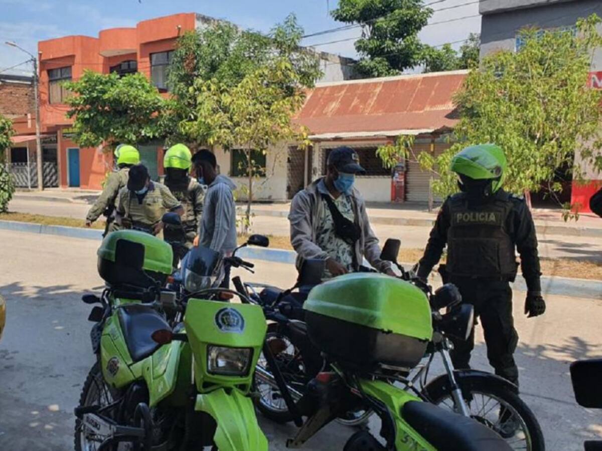 Policía reforzó presencia en Bolívar por día de la Virgen del Carmen