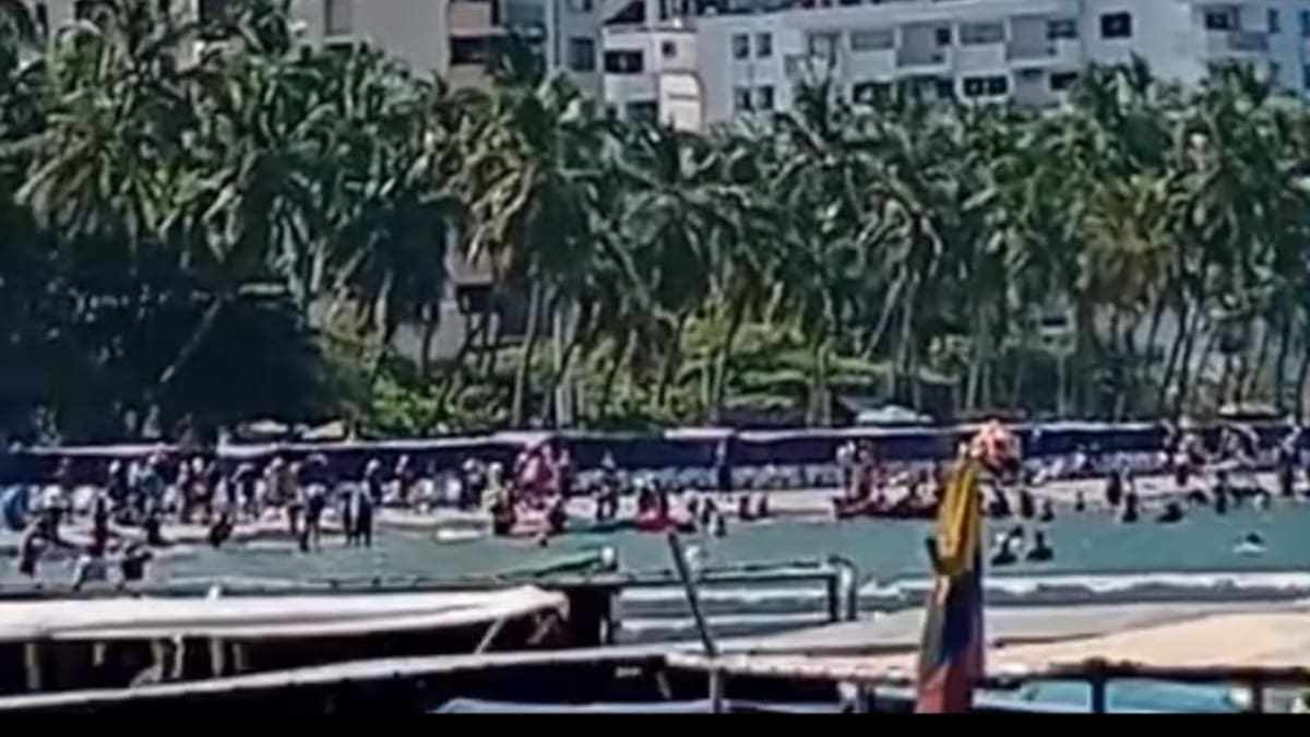 Incendio en edificio de El Rodadero