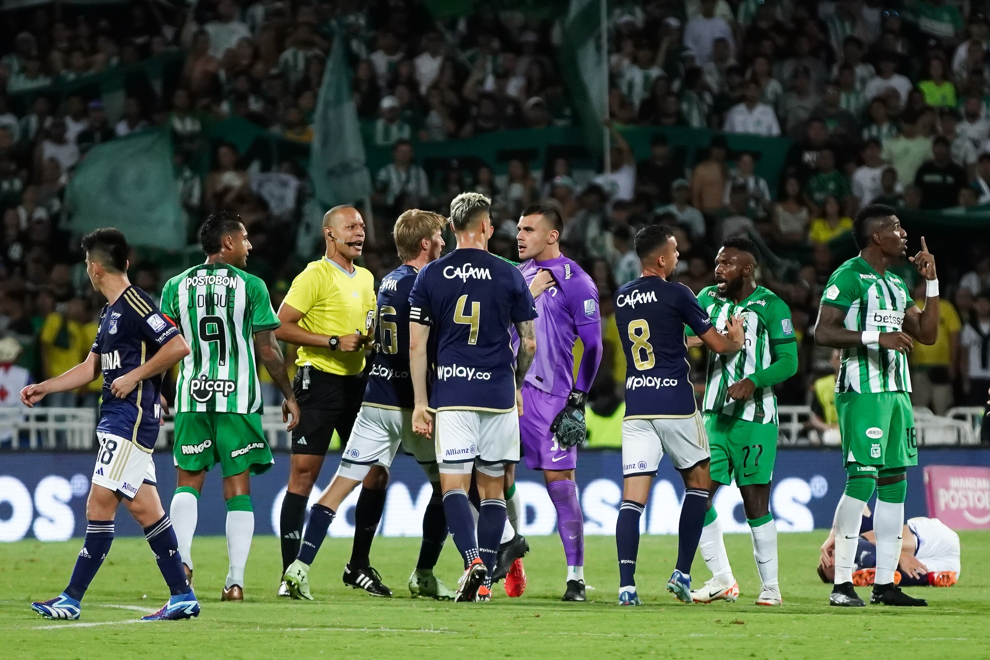 Millonarios derrotó 0-1 a Nacional en Medellín en el más reciente duelo entre ambos / Colprensa.