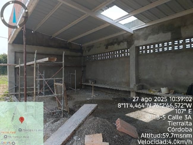 Contraloría determina hallazgos fiscales por $21.709 millones en Unidad Recreo Deportiva de Tierralta, Córdoba. Foto: Contraloría.