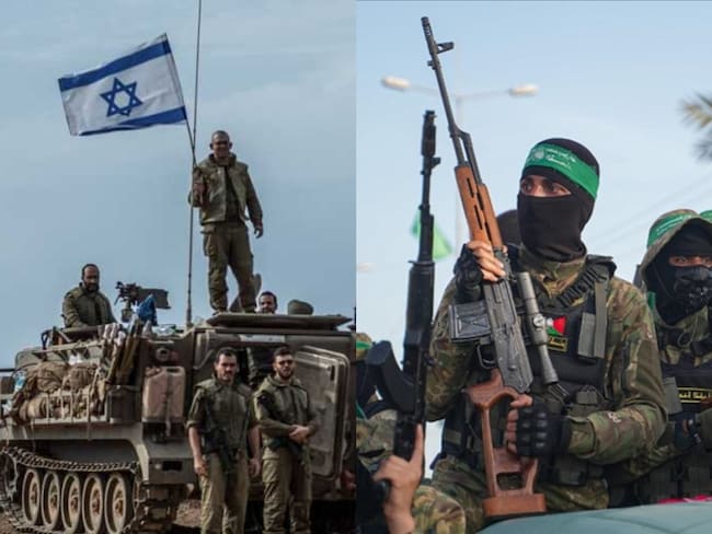 Tropas de Israel y Hamás | Fotos: AFP