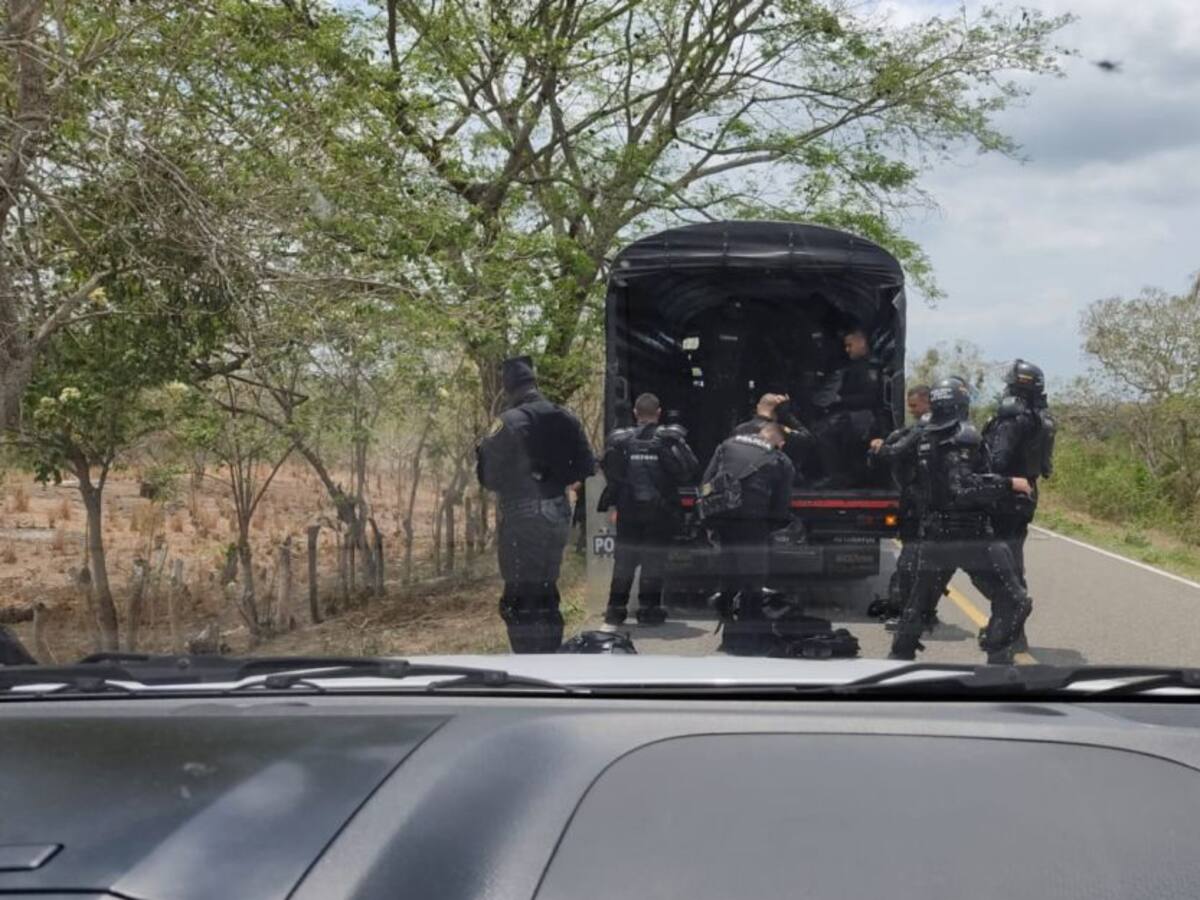 Tres detenidos por disturbios en Aguada de Pablo, Sabanalarga