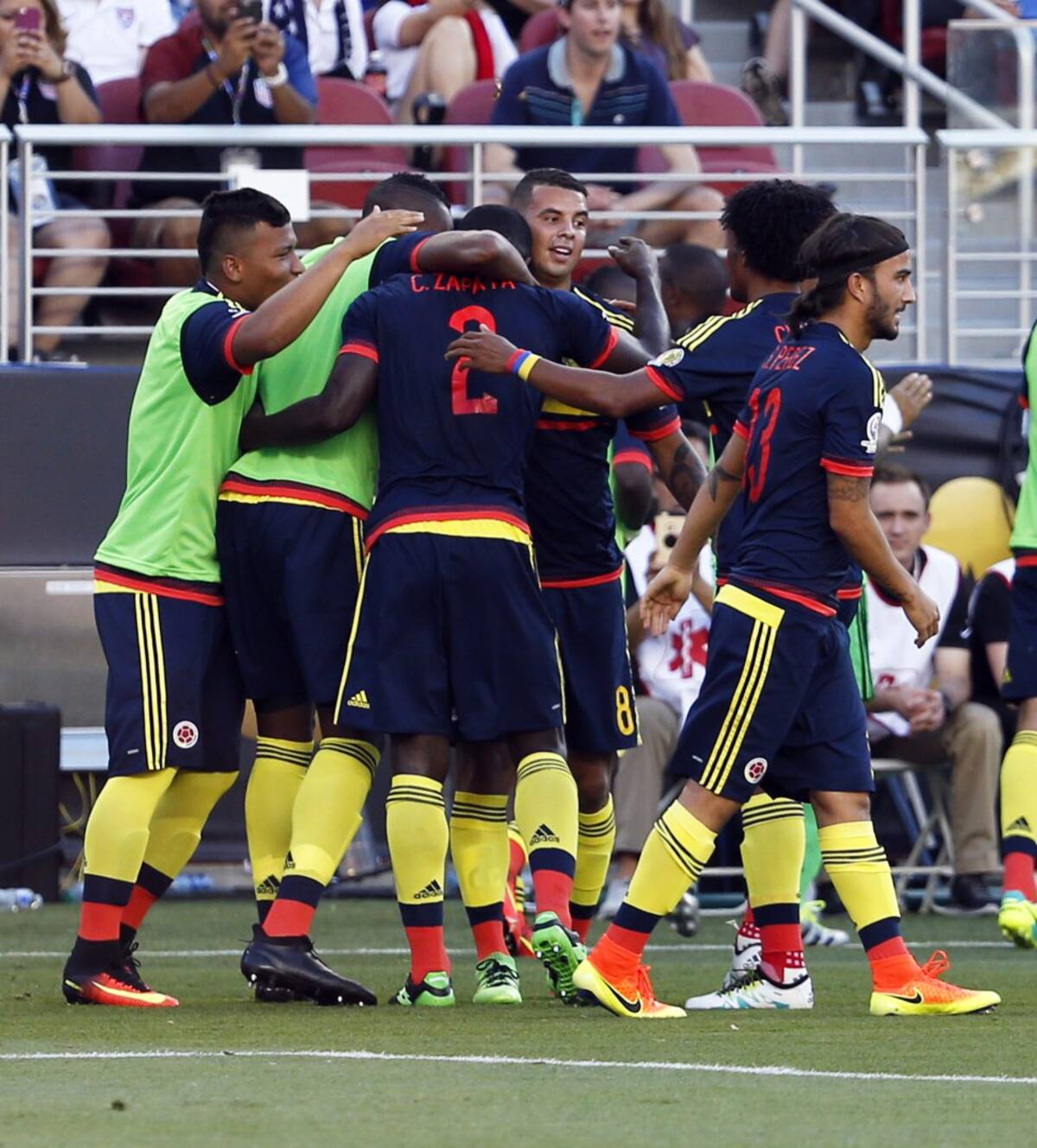 (03/06/16) Colombia debutó en la Copa América Centenario con triunfo 2-0 ante Estados Unidos.