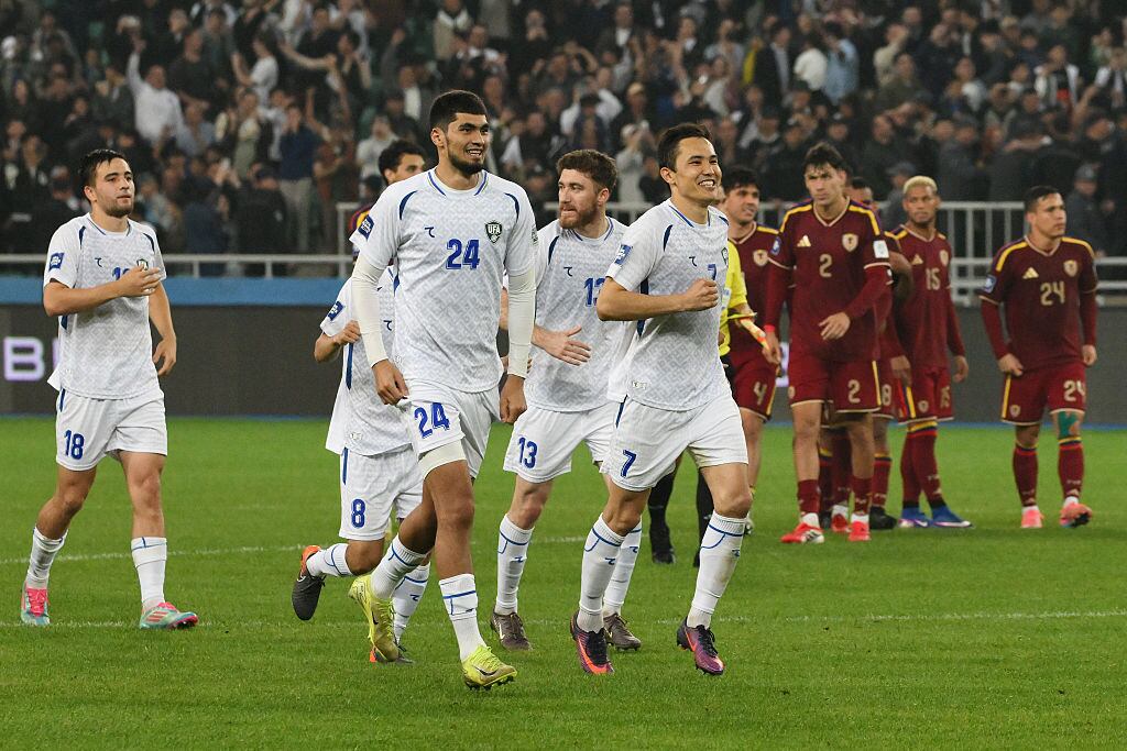 Uzbekistán vence a Venezula, alarga su invicto y mete miedo a Colombia de cara al Mundial 2026. (Photo by Anvar Ilyasov/Getty Images)