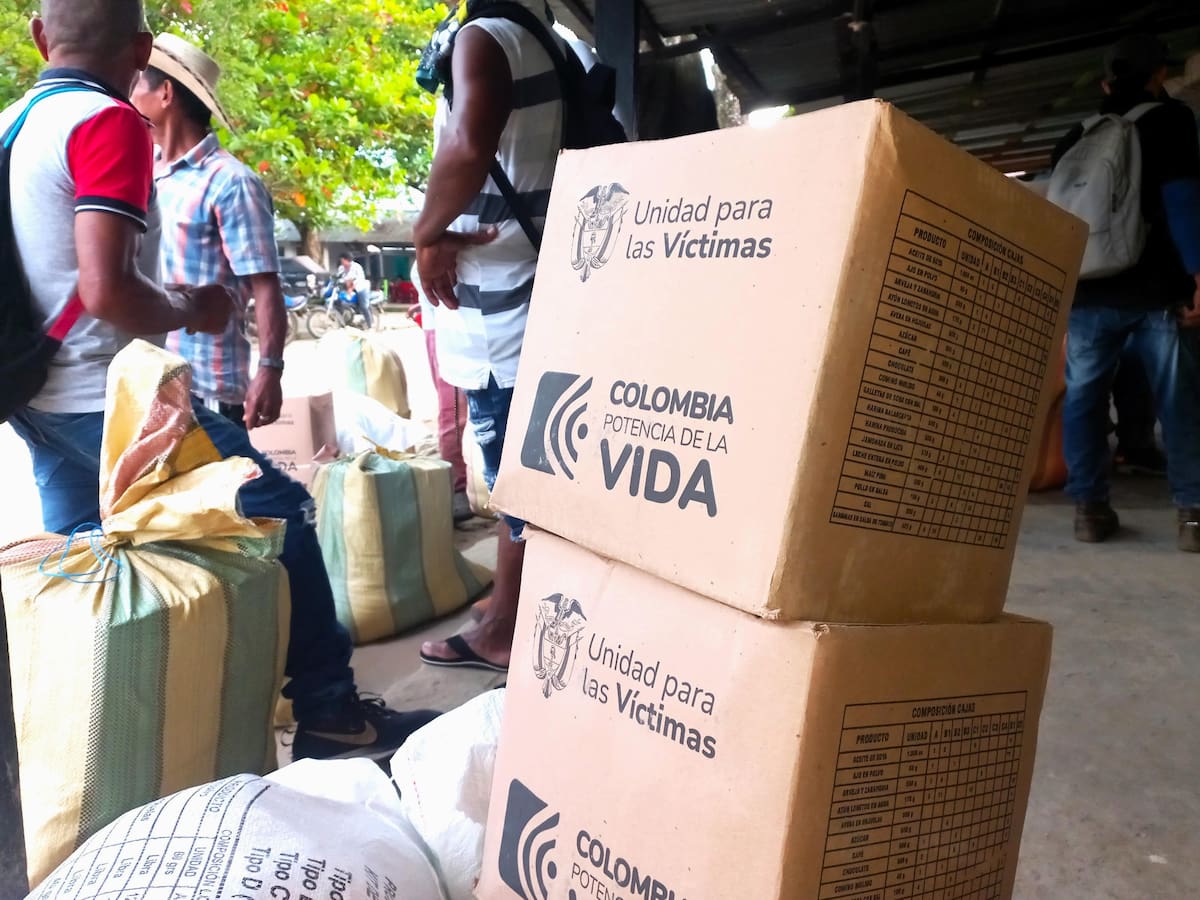 Ayuda para afectados por la violencia: este año van 2.000 familias desplazadas en Antioquia