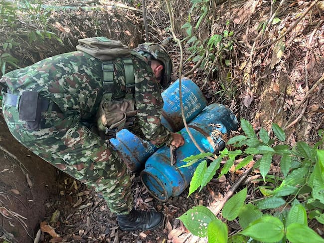 Autoridades frustraron acción terrorista en el municipio de Tibú / Foto Ejercol