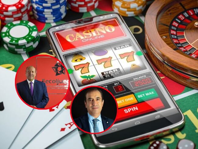 Presidente de Fecoljuegos, Evert Montero y Presidente de Asojuegos, Juan Carlos Restrepo. ( 2024 )