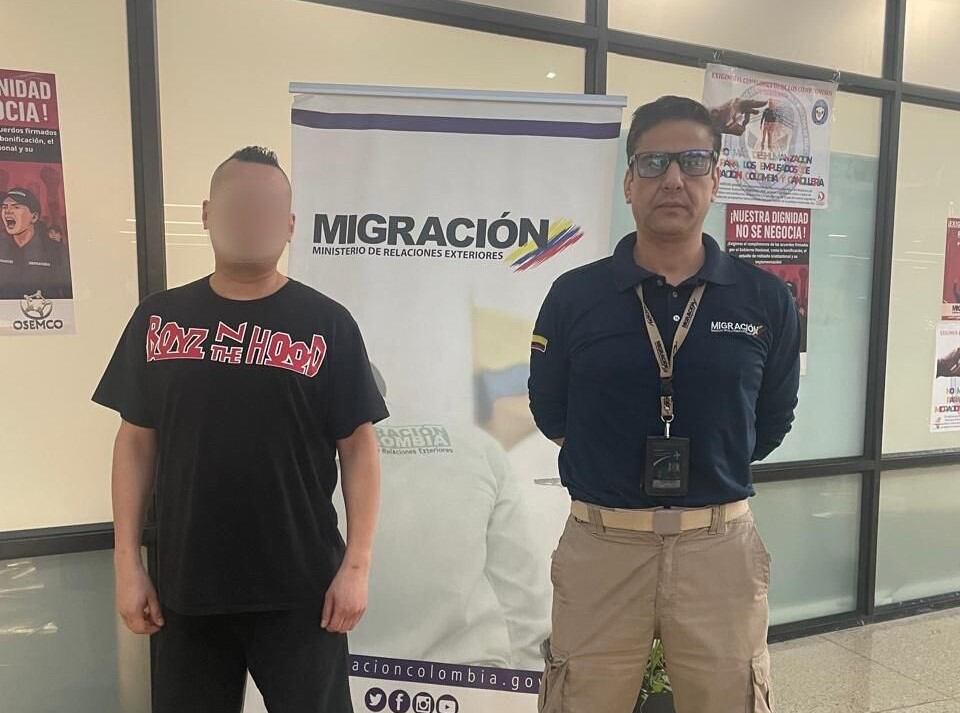 Inadmiten a estadounidense con antecedentes como ofensor sexual. Foto: Migración Colombia