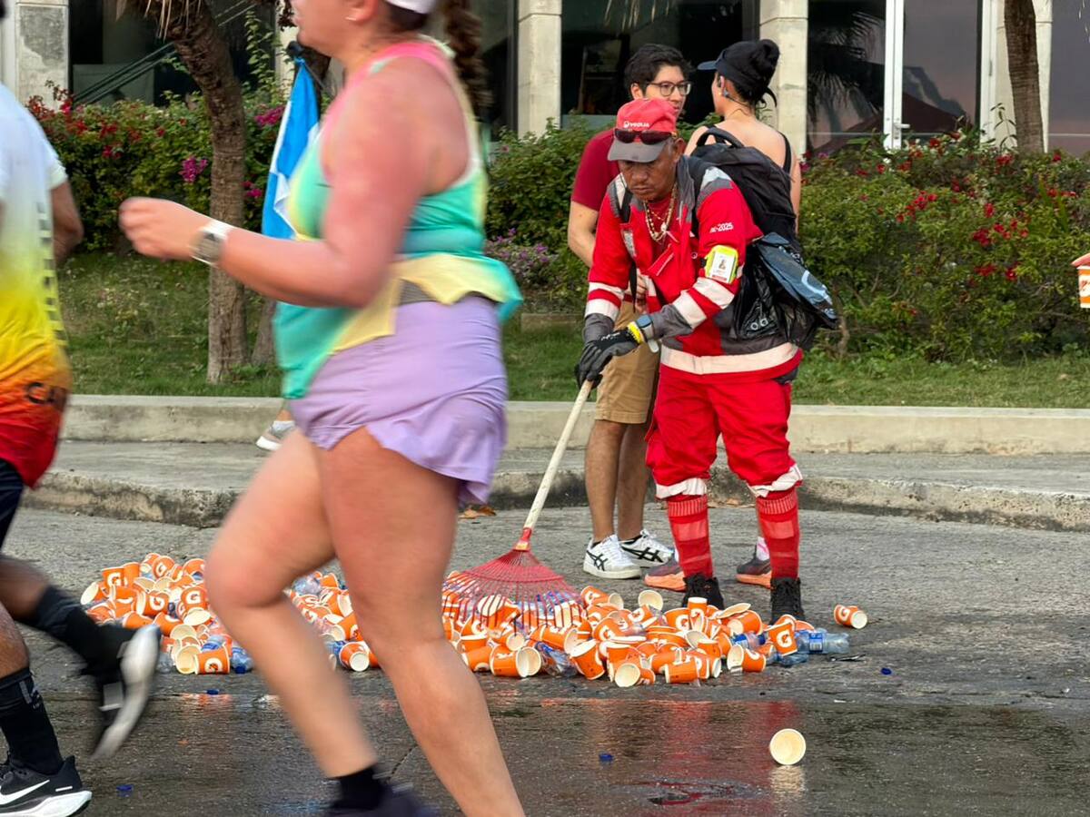 Veolia realizó limpieza integral durante y después de la Media Maratón del Mar 2026