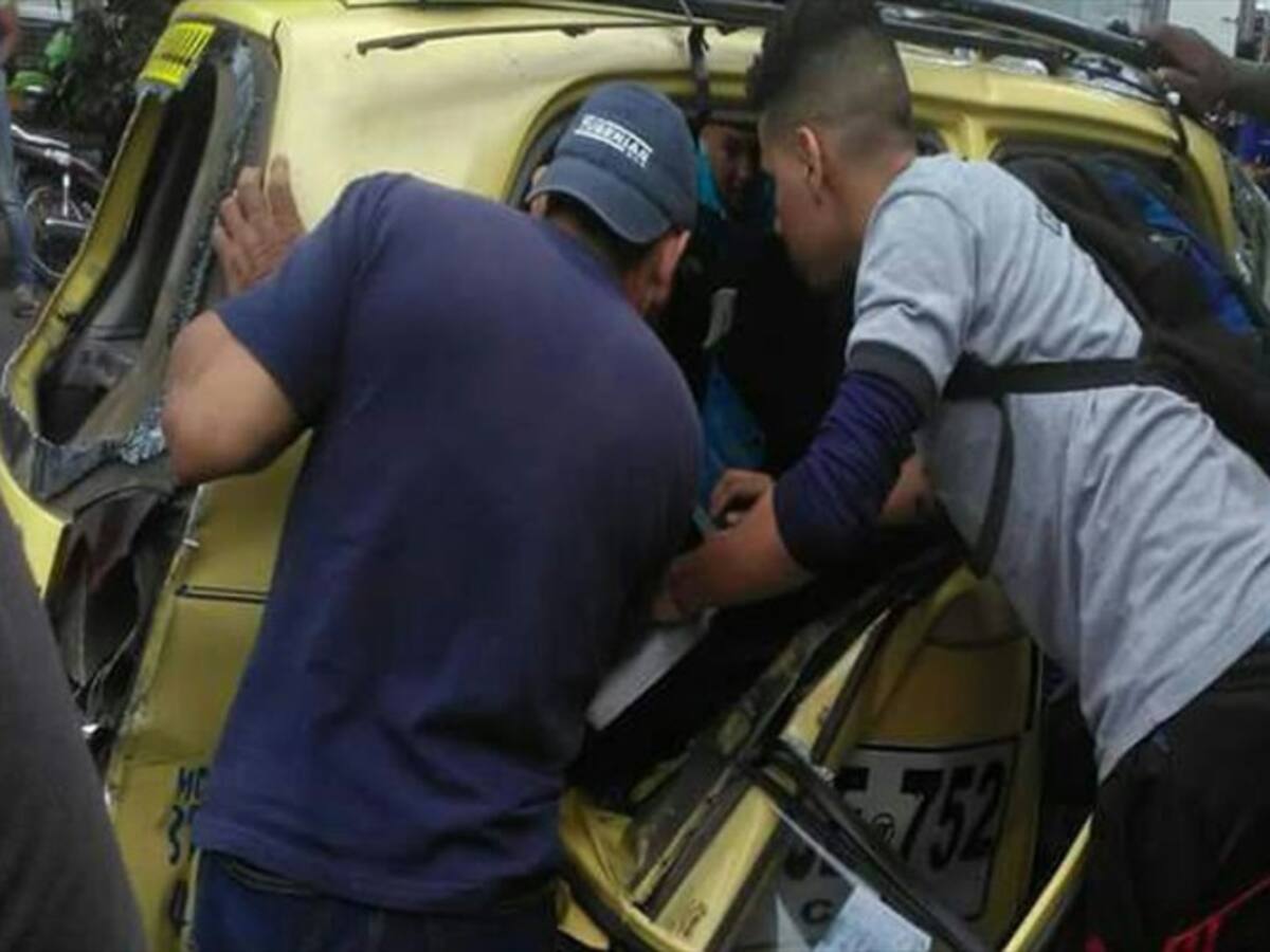 Accidente de tránsito en el oriente de Cali deja seis personas heridas