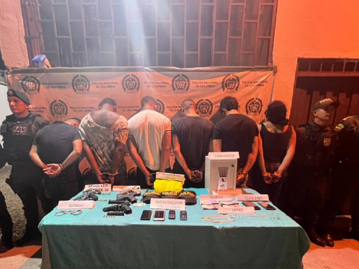 Varias personas capturadas cuando intentaron robar viviendas en La Dorada, Caldas