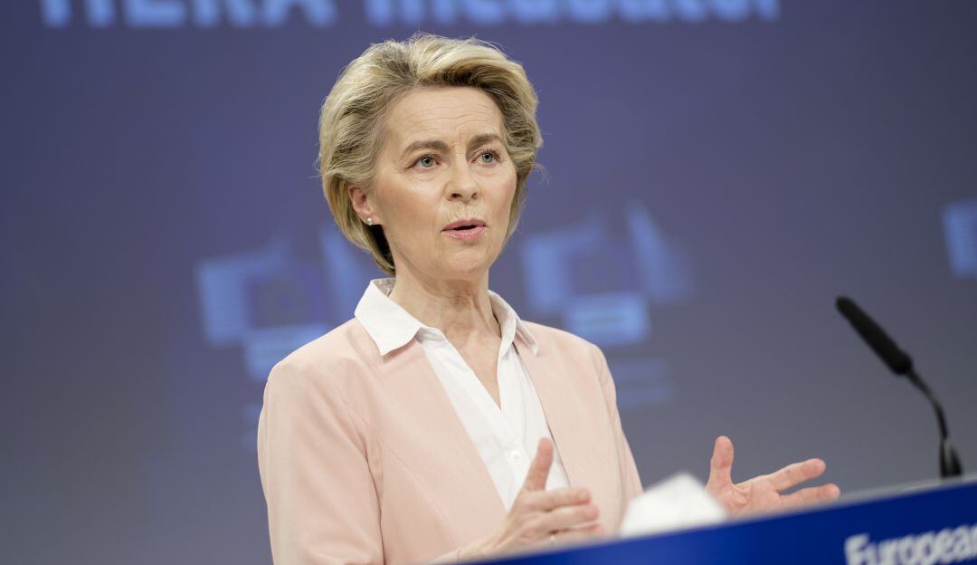 La presidenta de la Comisión Europea, Úrsula von der Leyen