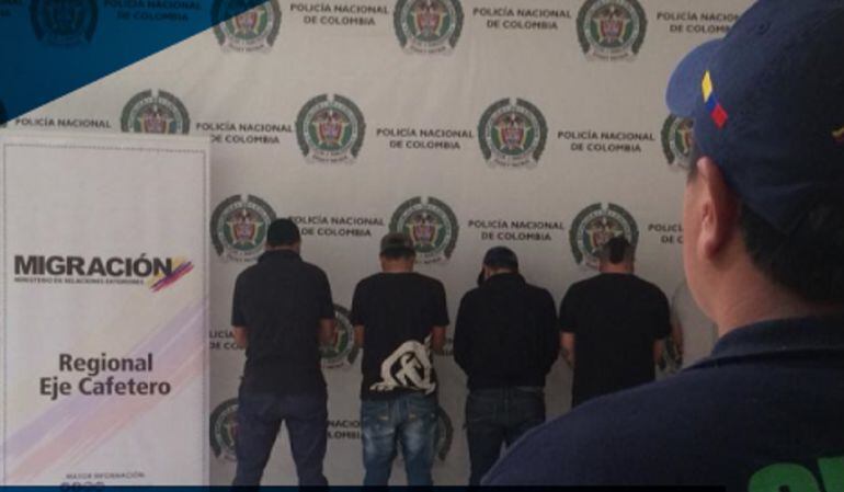 Seis personas fueron capturadas en el operativo en la capital del Quindío