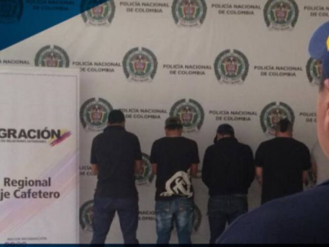 Seis personas fueron capturadas en el operativo en la capital del Quindío