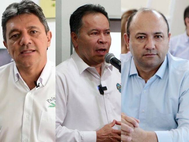 Panelistas del foro Proyecto Catatumbo. Gobernador de Norte de Santander William Villamizar, gerente de Palnorte Mauricio Vargas y alcalde de Ocaña, Emiro Cañizares.