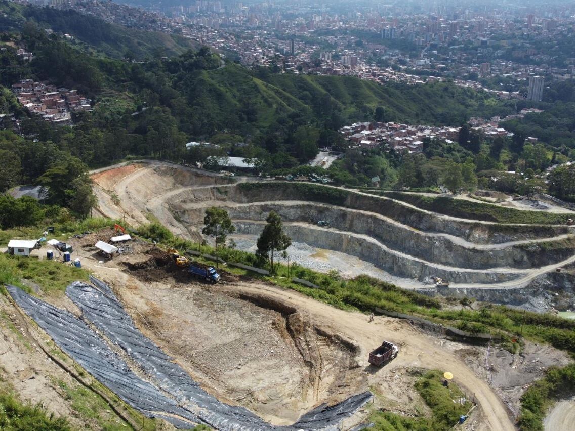 Escombrera comuna 13 de Medellín- foto JEP